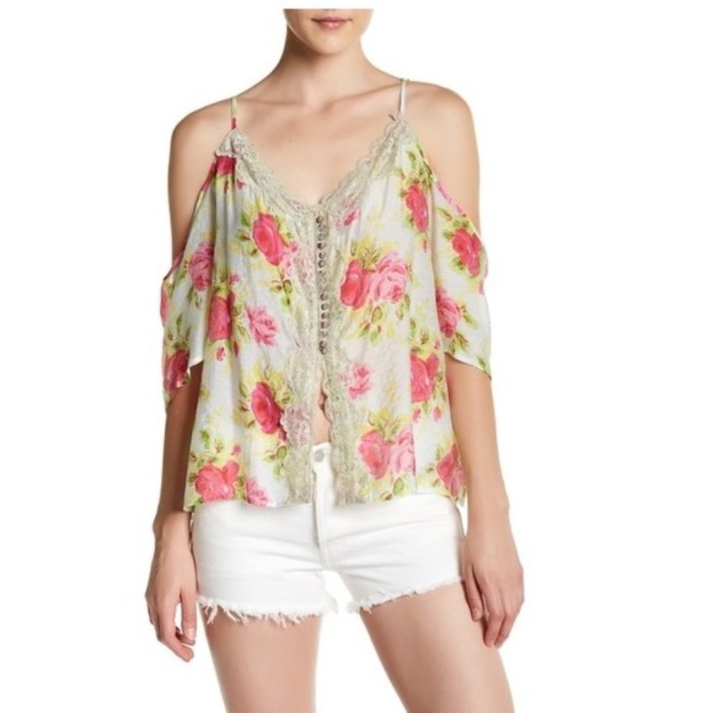 ARATTA Florenia Cold Shoulder Blouse